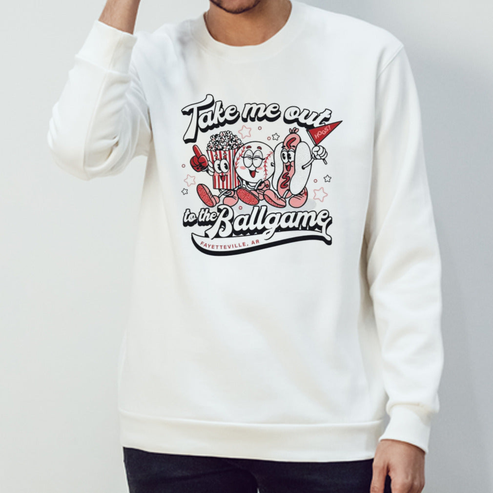 Arkansas take me out to the ballgame shirts