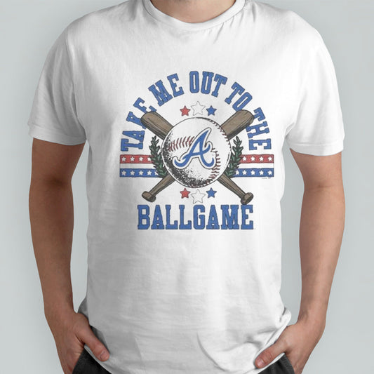 Atlanta Braves Take Me Out To The Ballgame T-shirt