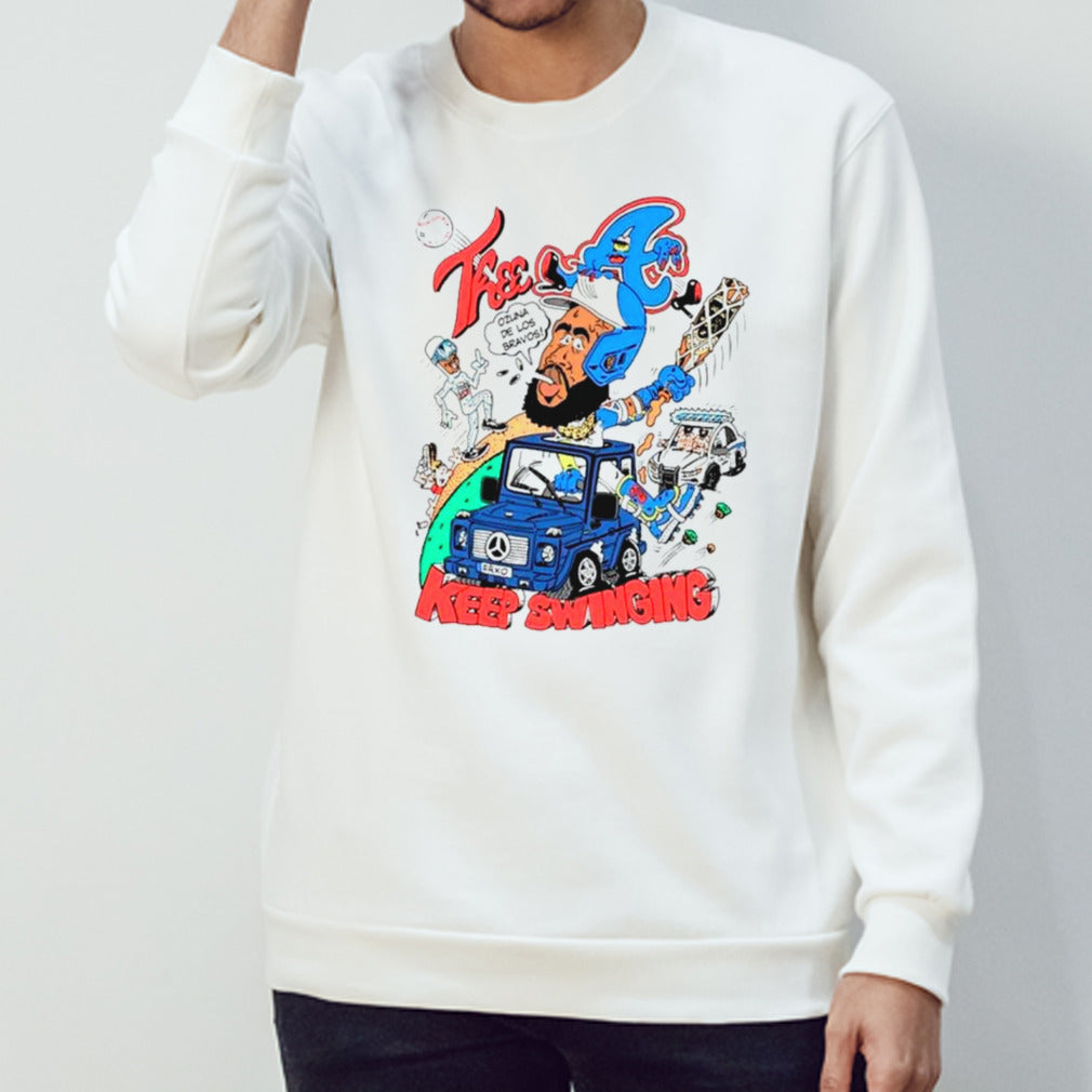 Atlanta Braves Thee a keep swinging shirt