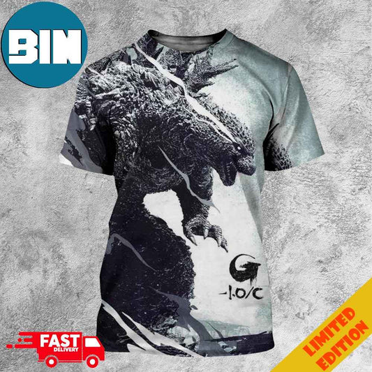 Atomic Monster Godzilla Minus One Minus Color to North American 3D T-Shirts