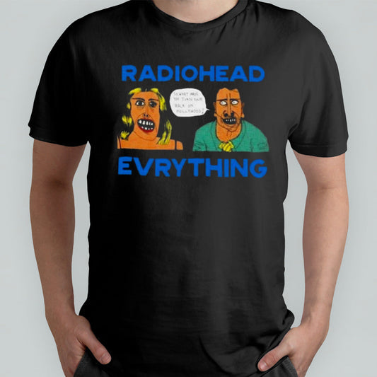 Ayo Edebiri Wearing Radiohead Evrything Shirt