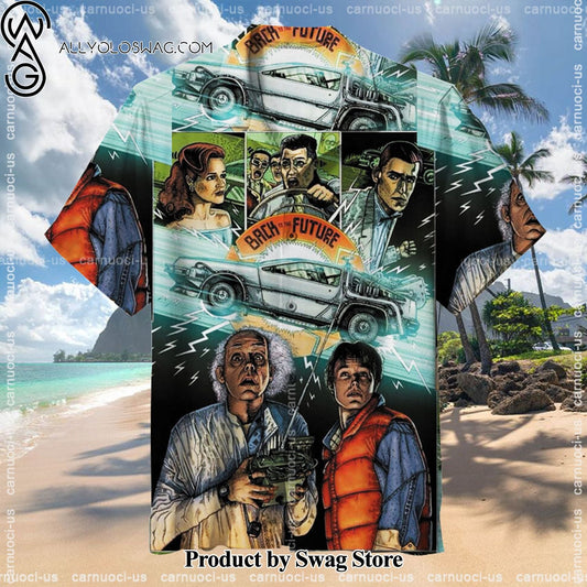Back To The Future Modern Twist Hawaiian Shirt