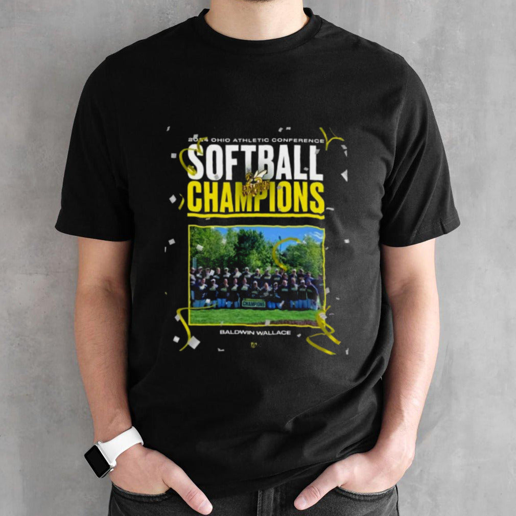 Baldwin Wallace Softball 2024 Ohio Athletic Conference Champions T-Shirt