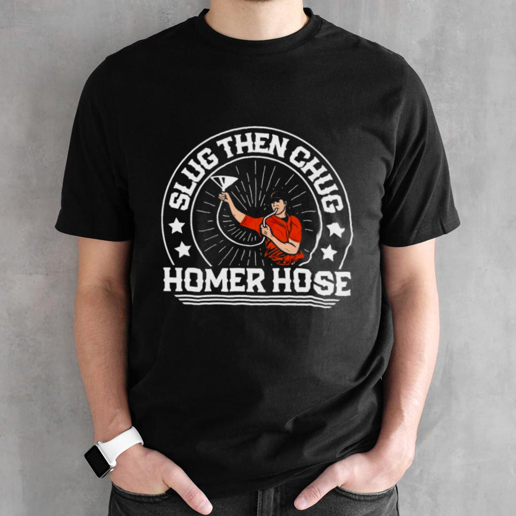Baltimore Orioles Slug and Chug sâ€“ Homer Hose Shirts