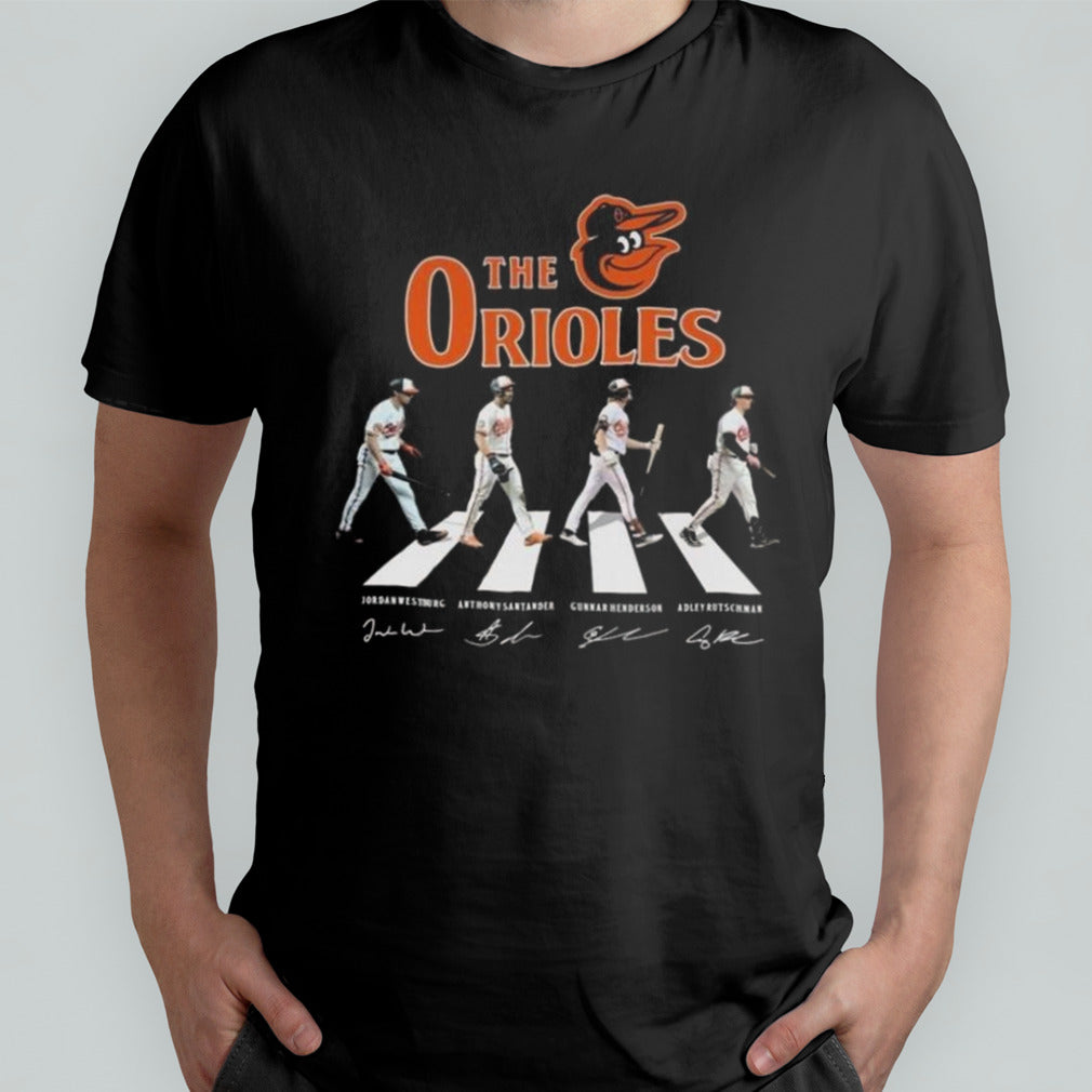 Baltimore Orioles The Baseball Team The Orioles Legends Abbey Road Signatures Shirt