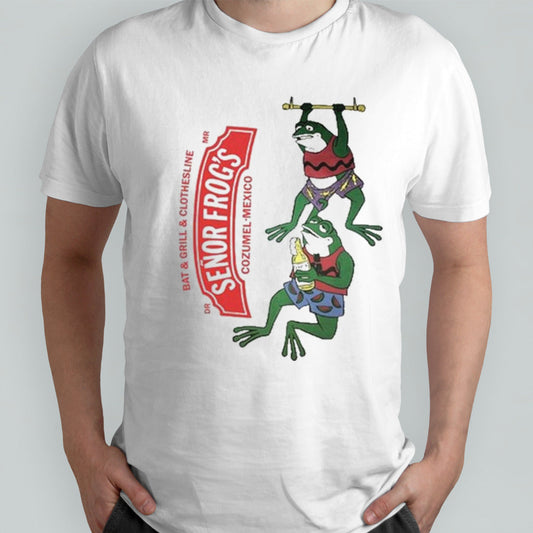 Bar And Grill And Clothesline Senor Frogâ€™s Cozumel Mexico T-shirt