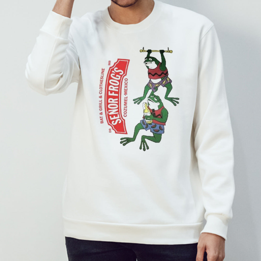 Bar And Grill And Clothesline Senor Frogâ€™s Cozumel Mexico T-shirt