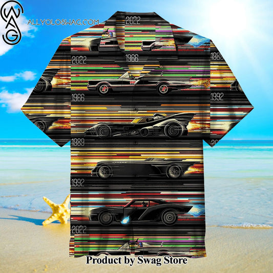 Batmobile 1966-2022 Silk Hawaiian Shirt
