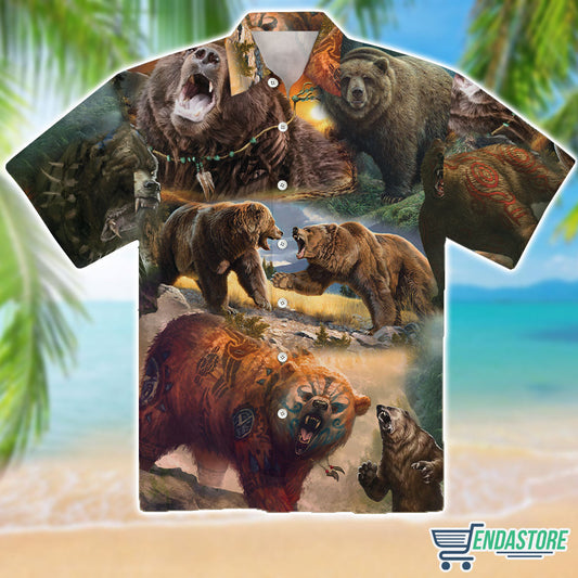 Bears Keep The Native Spirit Hawaiian Shirt