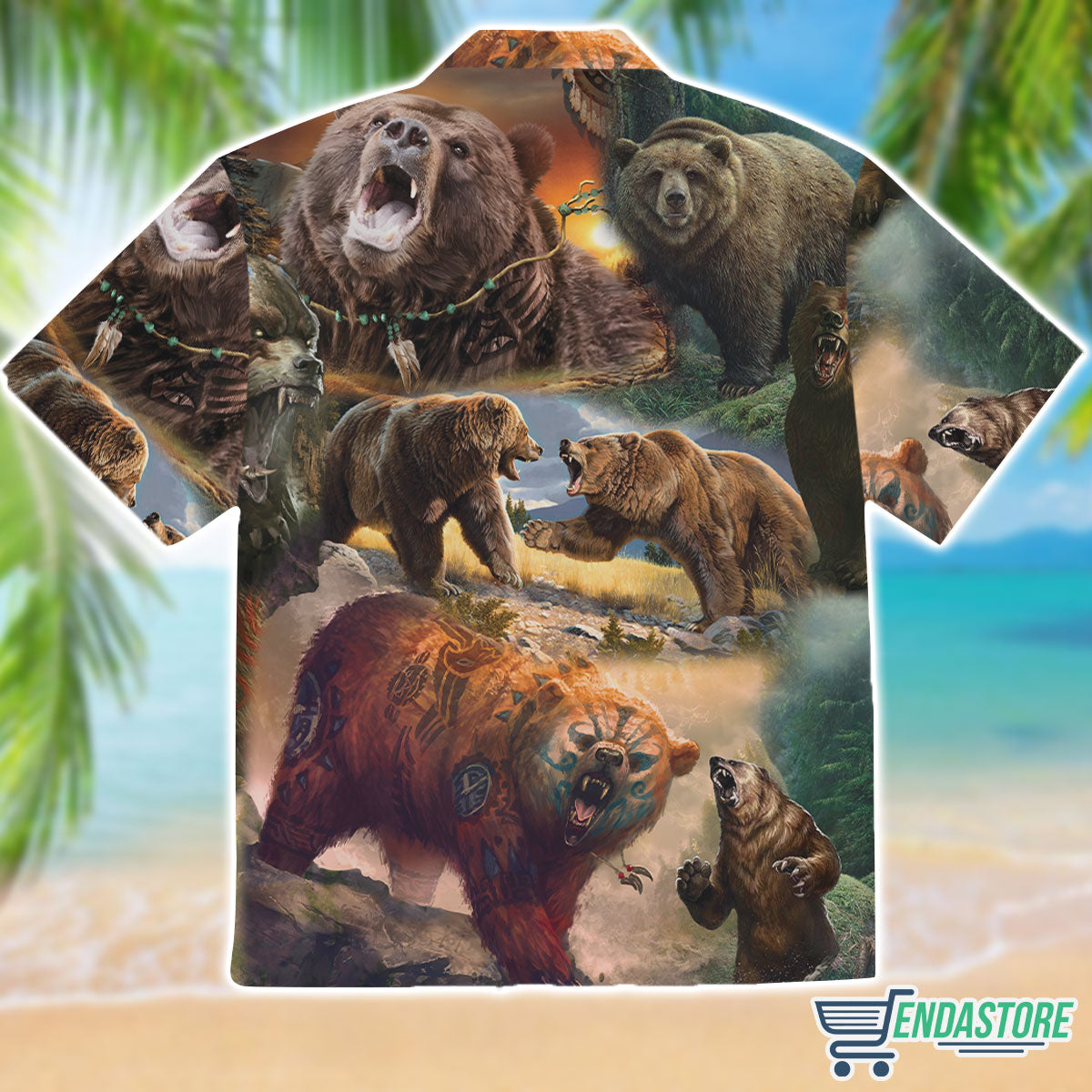 Bears Keep The Native Spirit Hawaiian Shirt