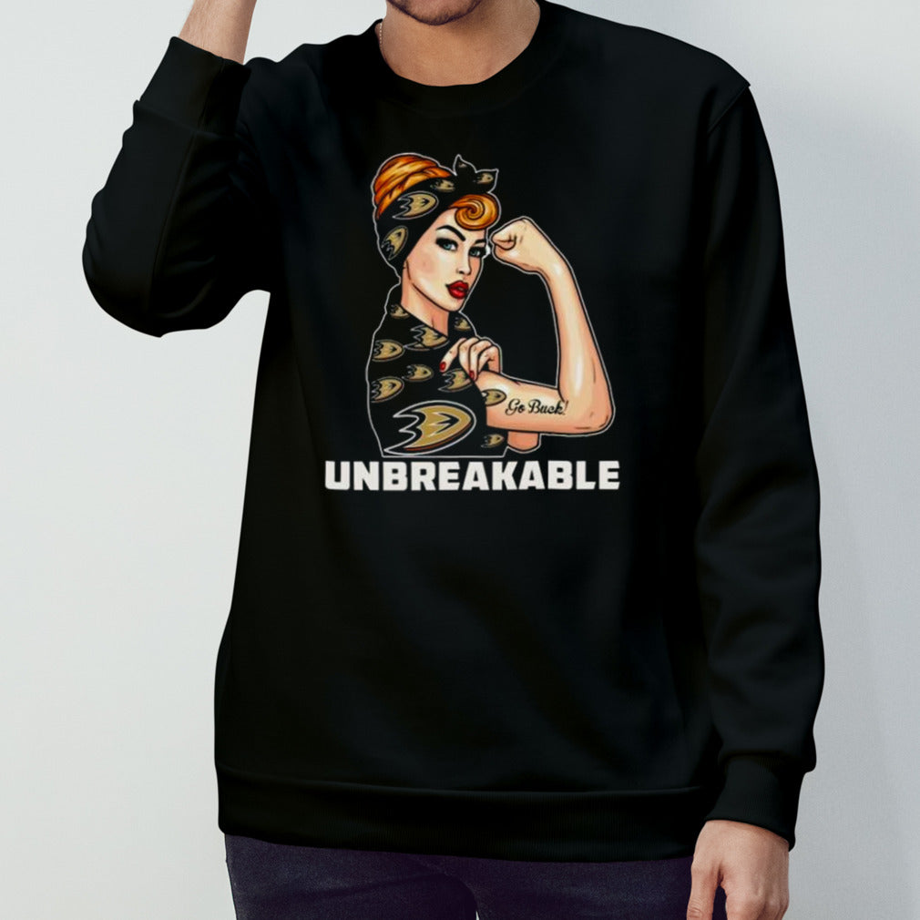 Beautiful Girl Unbreakable Go Anaheim Ducks Shirt