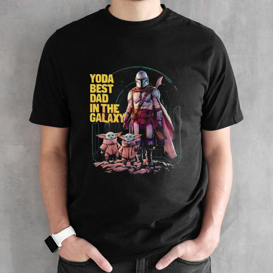 Best Dad In The Galaxy Cartoon Characters 2024 T-shirt
