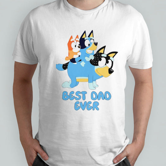 Best dad ever Bluey happy fathers day shirt
