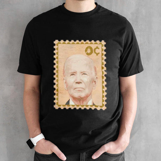 Biden zero cents postage stamp shirts