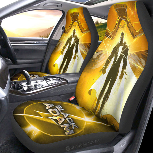 Black Adam Car Seat Covers Custom Car Accessories For Fans