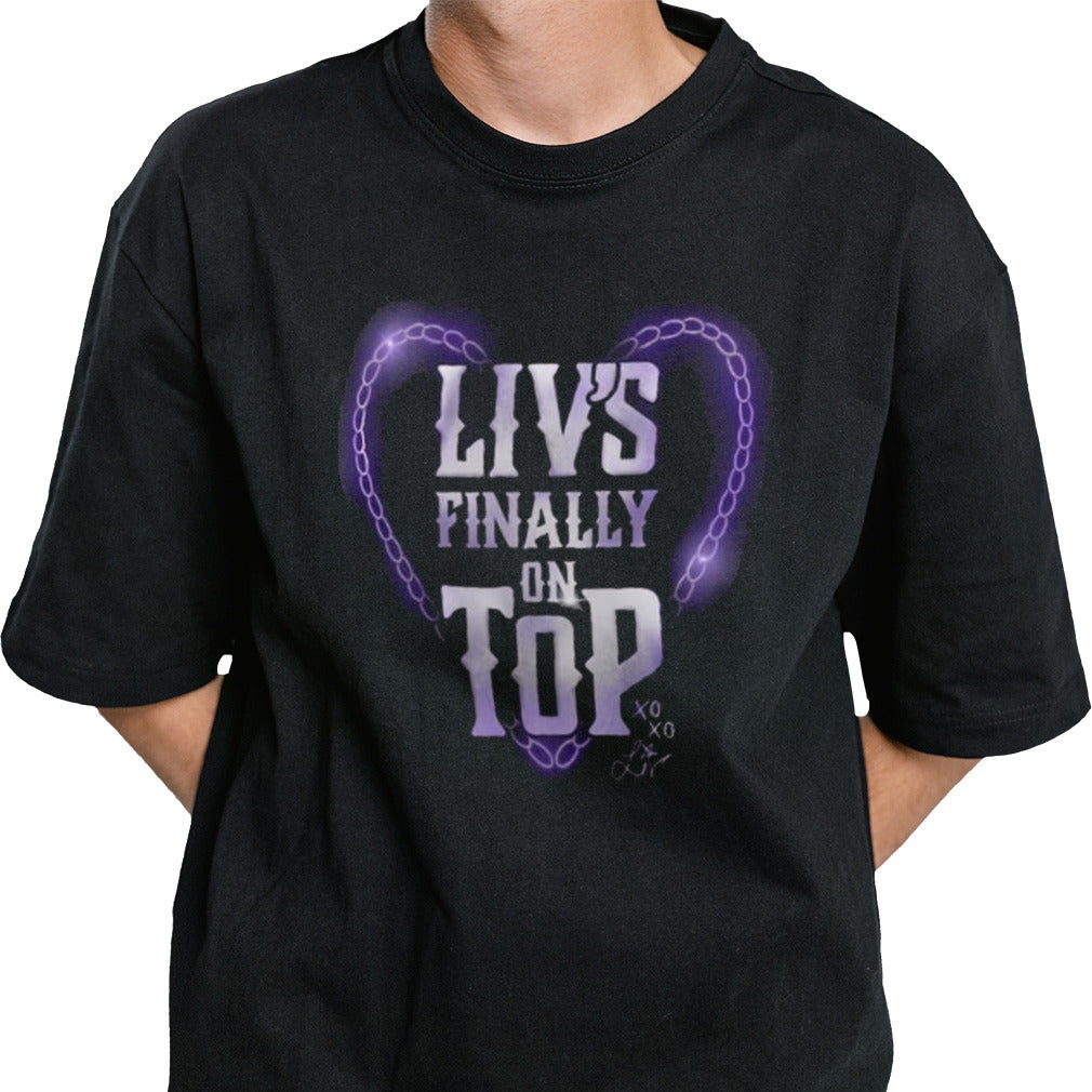 Black Liv Morgan Livâ€™s Finally On Top T-shirt