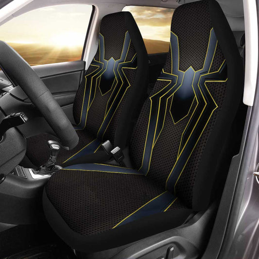 Black Spider-man Car Seat Covers Custom Car Accessories