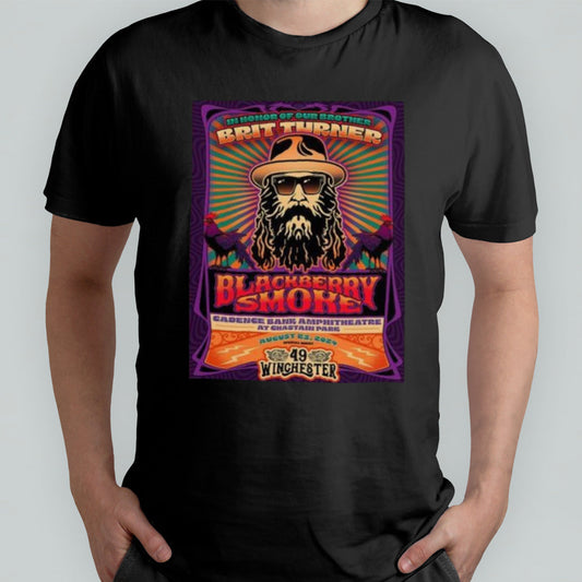 Blackberry Smoke Cadence Bank Amphitheatre at Chastain Park August 23 2024 Poster Shirt