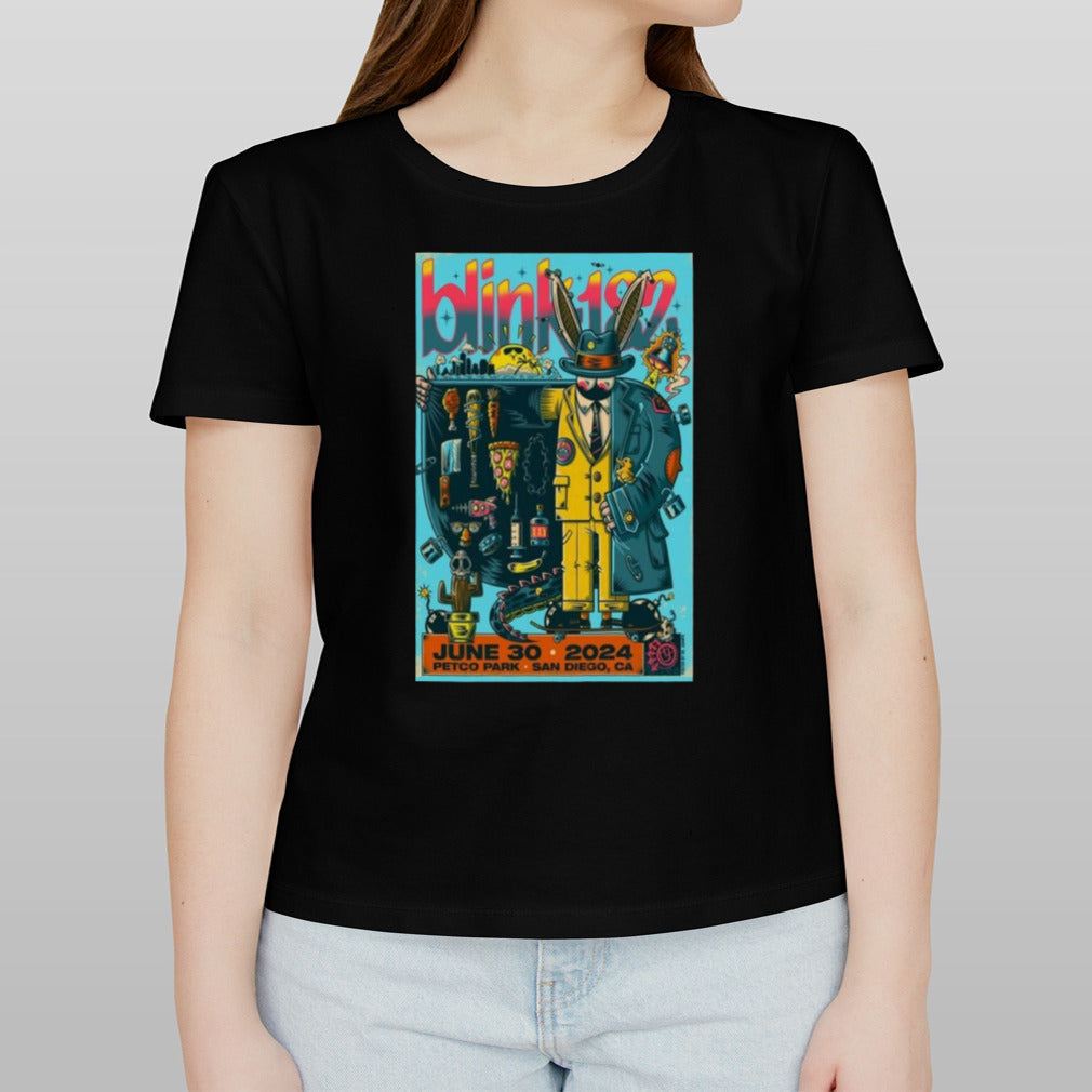 Blink 182 The Special San Diego CA Hometown Show Tonight Limited Poster At Petco Park On June 30 2024 Shirt