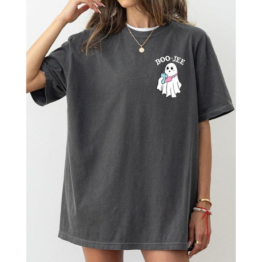 Boojee, Ghost, Vintage, Pocket, Western, Witch, Aesthetic, Meme, Halloween, Costume, Tshirt, Women's Comfort Colors Tshirt, Halloween Tee, Witch, Spooky, Ghost