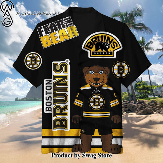 Boston Bruins Authentic Aloha Hawaiian Shirt
