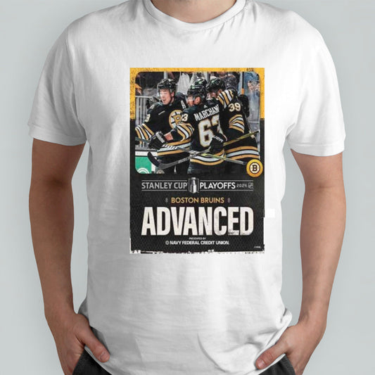 Boston Bruins Take Game 7 And Are Off To The Second Round Of The 2024 Stanley Cup Playoffs T-Shirt