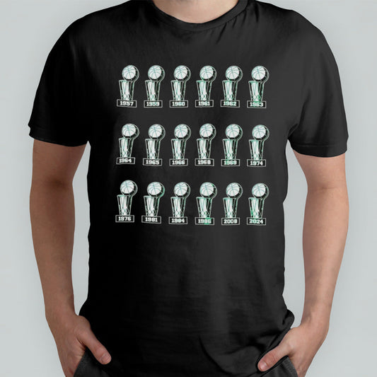 Boston Celtics 18 Trophies shirt