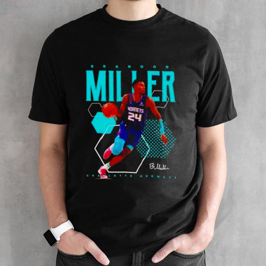 Brandon Miller Charlotte Hornets basketball signature shirts