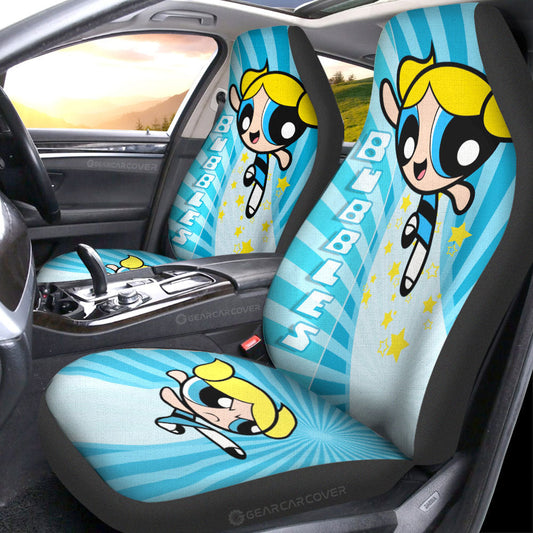 Bubbles The Powerpuff Girls Car Seat Covers Custom Car Accessories