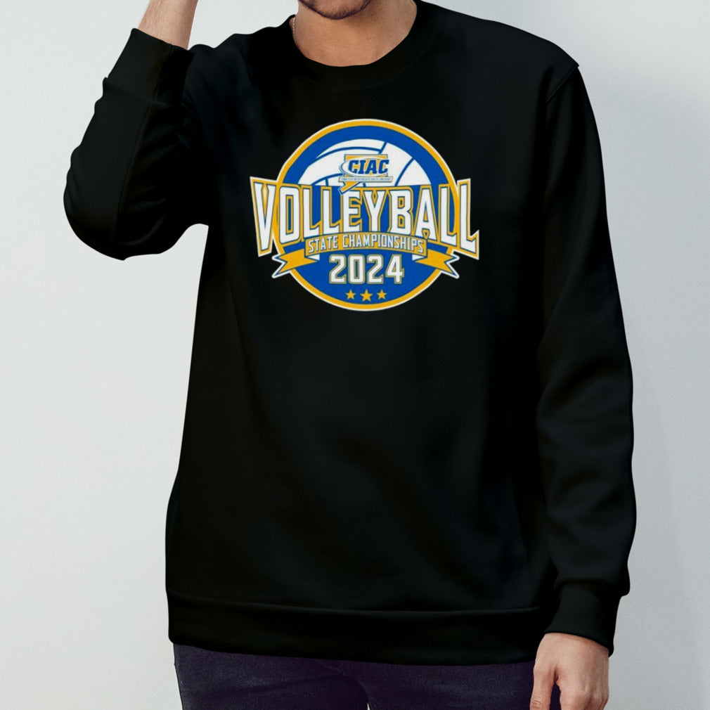 CIAC 2024 Boys Volleyball State Championship logo shirts