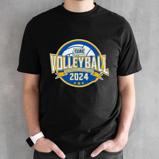 CIAC 2024 Boys Volleyball State Championship logo shirts