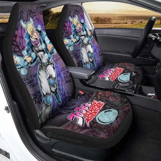 Caesar Anthonio Zeppeli Car Seat Covers Custom Galaxy Manga JJBA Anime
