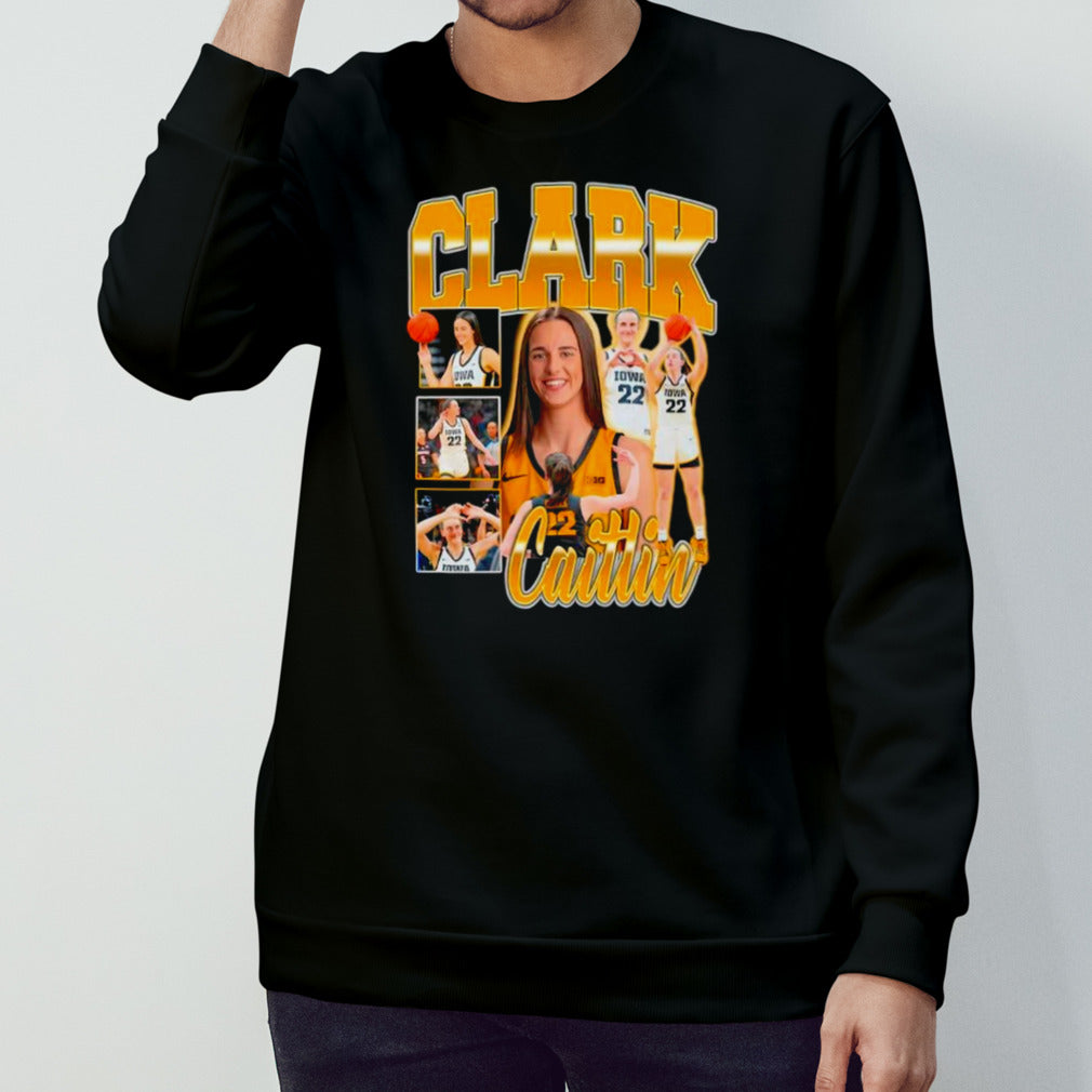 Caitlin Clark Iowa basketball player vintage shirts