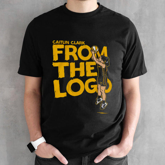 Caitlin Clark from the logo shirt