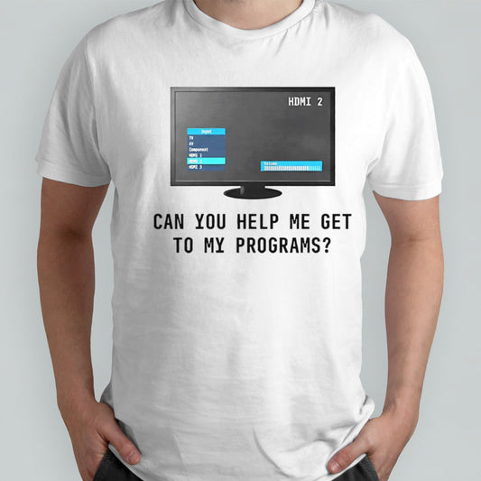 Can you help me get to my programs shirt