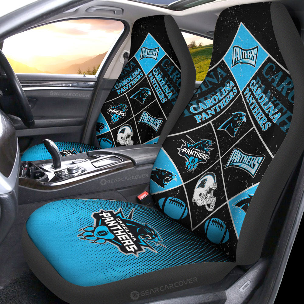 Carolina Panthers Car Seat Covers Sporty Team Collection