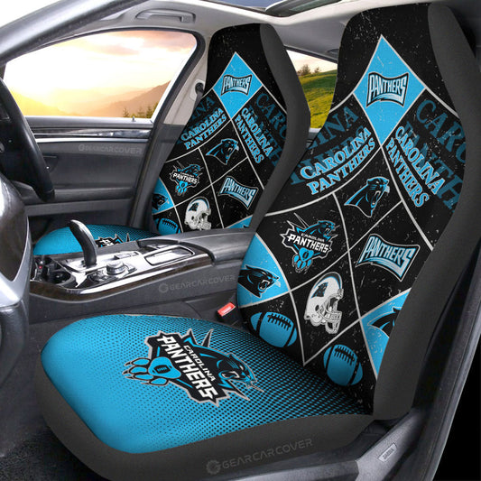 Carolina Panthers Car Seat Covers Sporty Team Collection