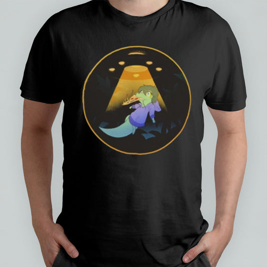 Cavemanon Space Pizza T-shirt
