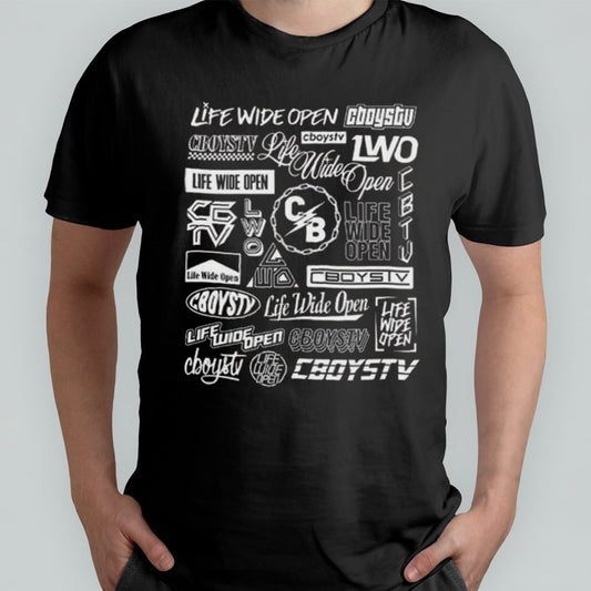 Cboystv Blue Chain Gang T-shirt