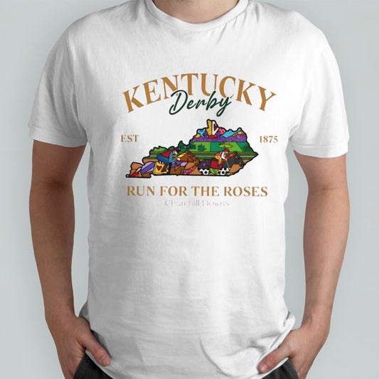 Celebrate 150 Years Of The Derby Kentucky Derby Color Art T-shirts