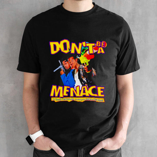 Channing Crowder wearing donsâ€™t be a menace shirts