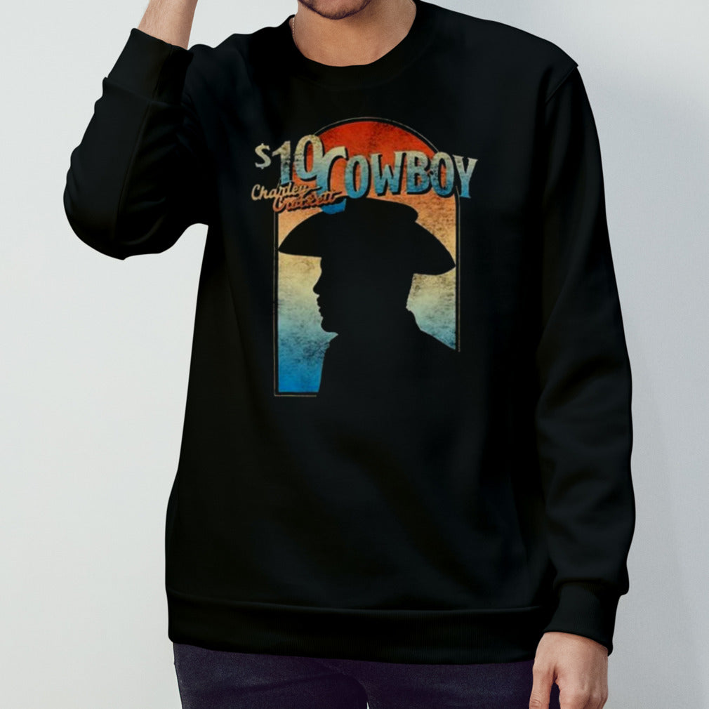 Charley Crockett Gradient Black Shirt