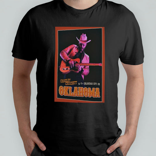 Charley Crockett Sep 4 2024 The Criterion OK Poster Shirt