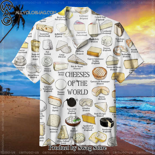 Cheese Of The World Costume Party Hawaiian Shirt