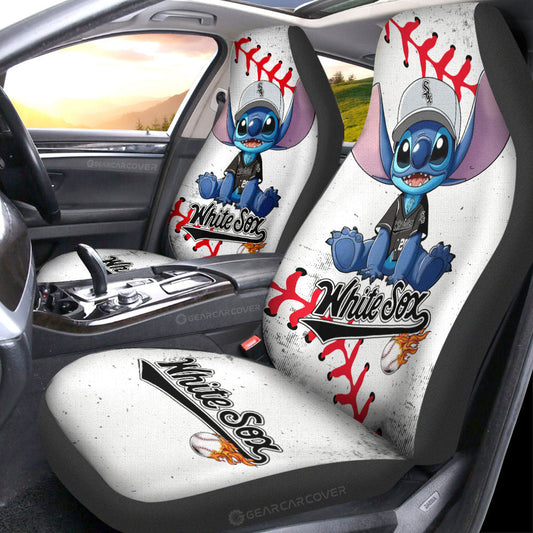 Chicago White Sox Car Seat Covers Stitch Theme Collection
