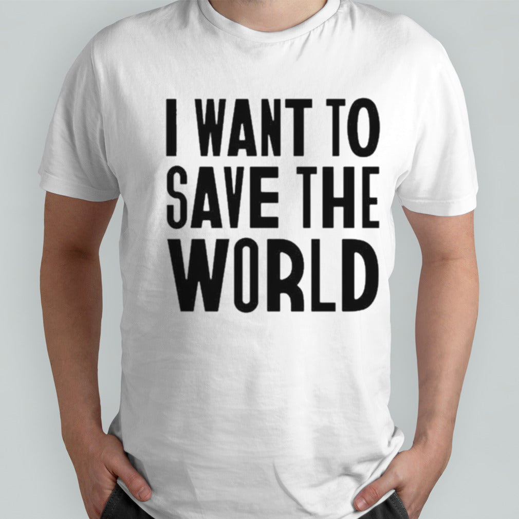 Chris Packham I Want To Save The World Shirt
