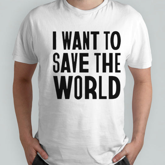 Chris Packham I Want To Save The World Shirt