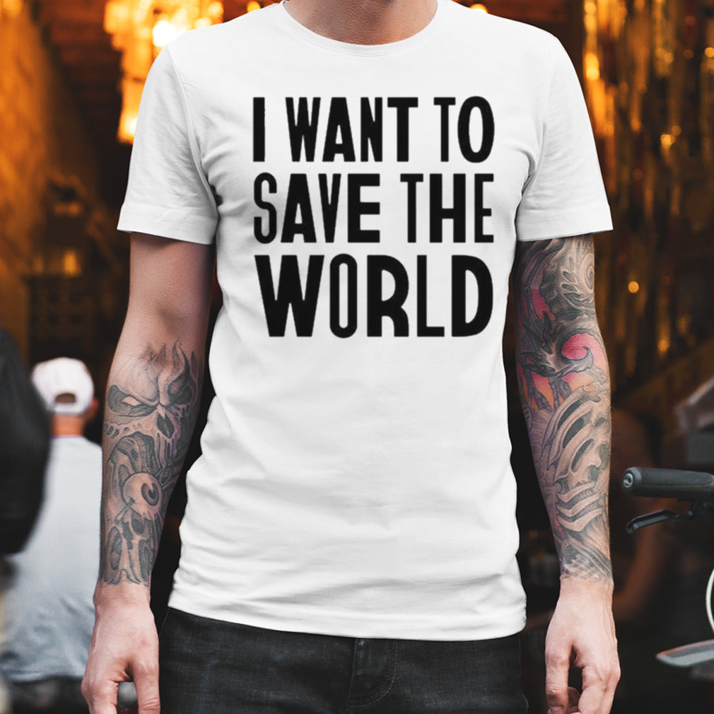 Chris Packham I Want To Save The World Shirt