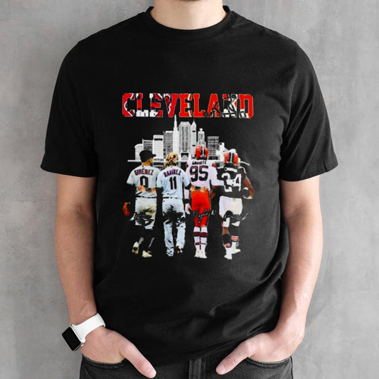 Cleveland Sports Teams Jimenez Ramirez Garnett And Chubb Signatures shirt