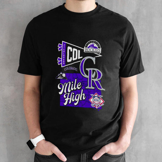 Colorado Rockies mile high T-shirts